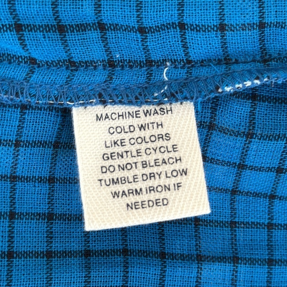 NWOT Westbound Teal Plaid Tunic Top Size 1X - Picture 6 of 6
